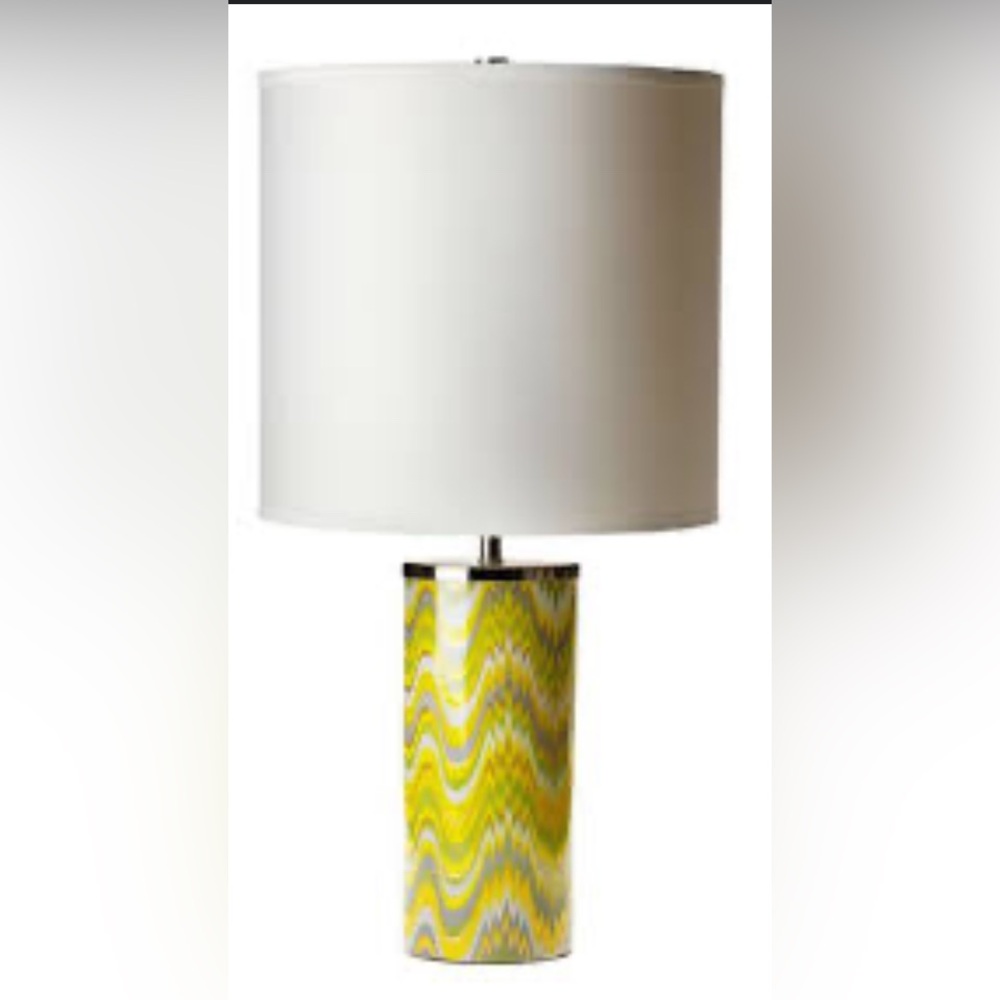 Jonathan Adler green Carnaby Acid Palm table lamp